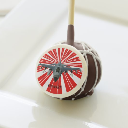 Fighter Jet Cake Pops (Front Insitu)