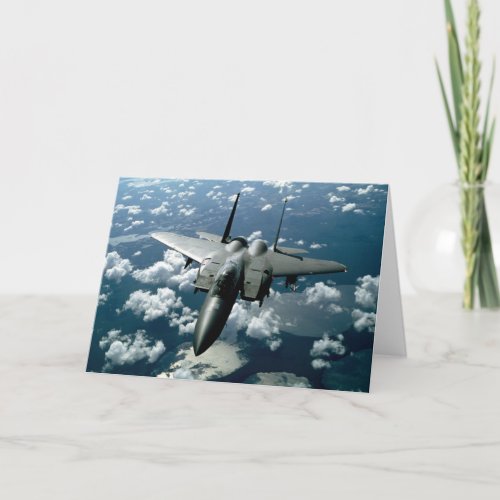 Fighter Jet Card