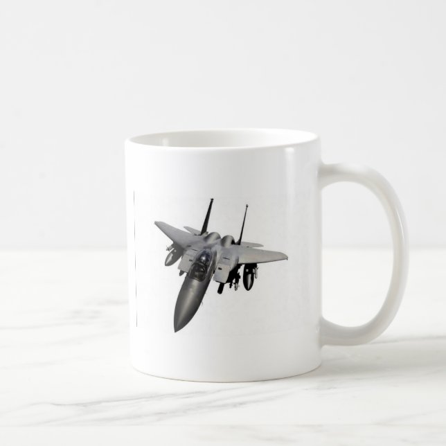 Fighter jet design coffee mug (Right)