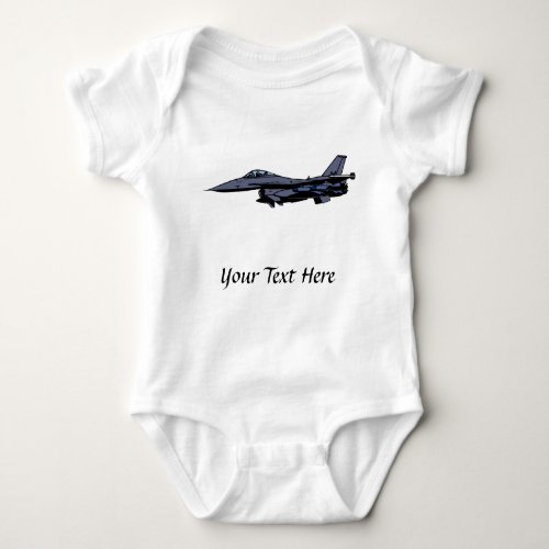 Fighter Jet Flying Baby Bodysuit