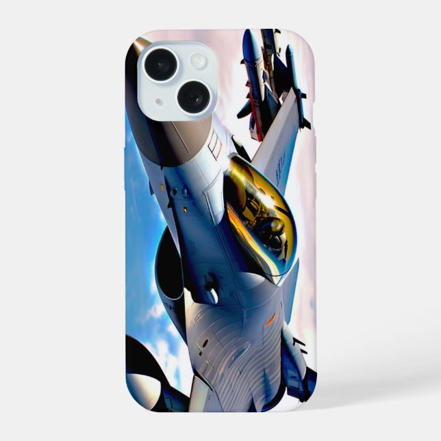 Fighter Jet Flying High  Iphone Case (Back)