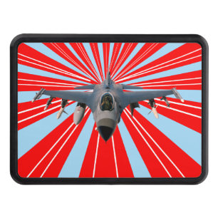 Fighter jet hitch cover