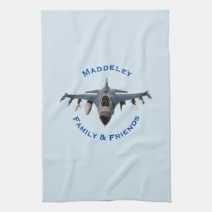 Fighter Jet Kitchen Towel