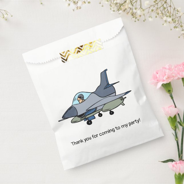 Fighter Jet Military Favor Bag (Sealed)
