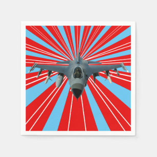 Fighter Jet Napkins
