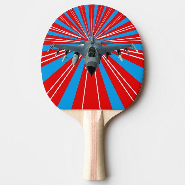 Fighter Jet Ping-Pong Paddle (Front)