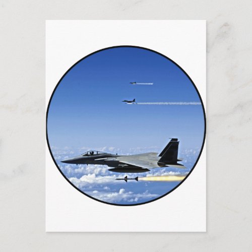 Fighter Jet Postcard