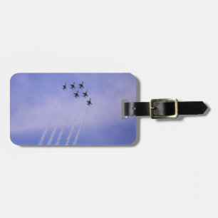 Fighter Jet Soaring Luggage Tag