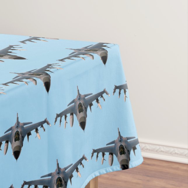 Fighter Jet Tablecloth (In Situ)