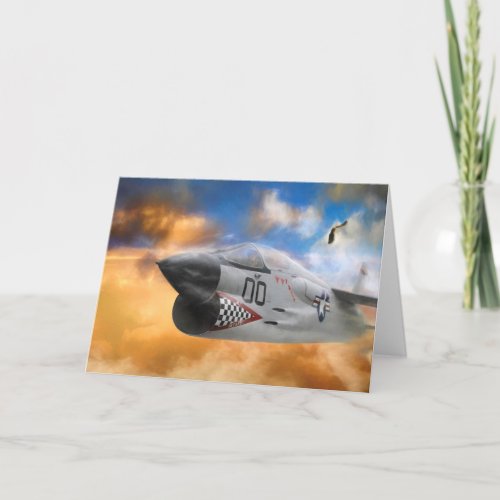 FIGHTER JET WILD SKY FRONTIERS CARD