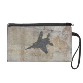 Fighter Jet wristlet (Front)