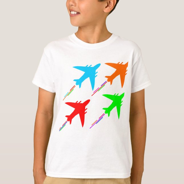 fighter jets  aircraft formation T-Shirt (Front)