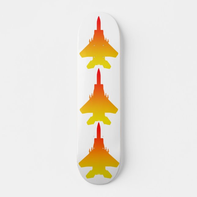 Fighter Jets Skateboard Deck (Front)