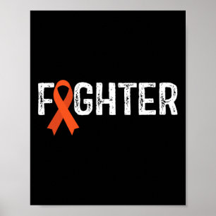 Fighter Leukemia Awareness  Poster