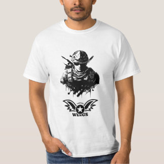 Fighter Logo T-Shirt for Men | Gym & Strength Styl