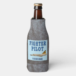 FIGHTER PILOT F-102 DELTA DAGGER BOTTLE COOLER