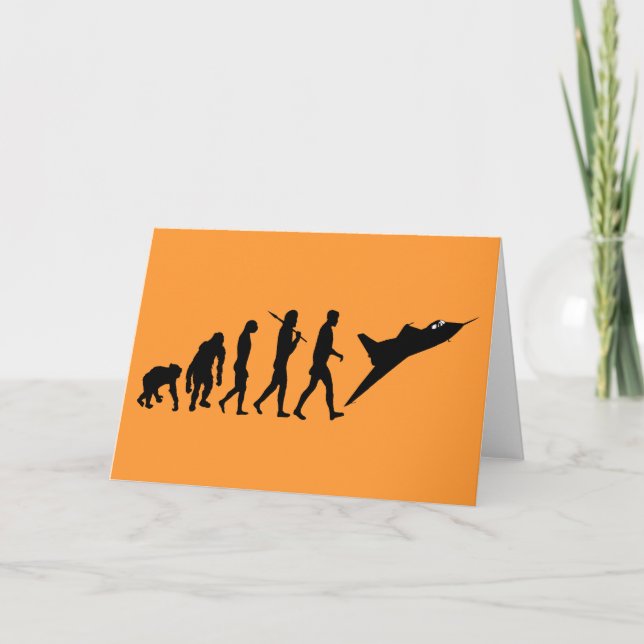 Fighter pilot flying Tees and Airforce pilot gifts Card (Front)