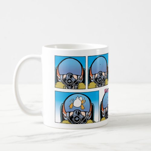 Fighter Pilot Funny Cartoon Mug