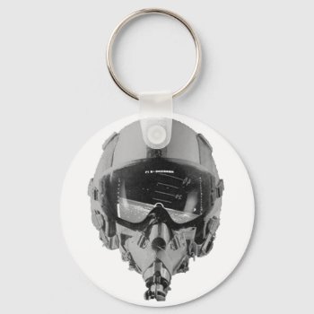 Fighter Pilot Helmet And Altimeter Keychain by customvendetta at Zazzle
