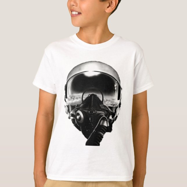 Fighter Pilot Helmet T-Shirt (Front)