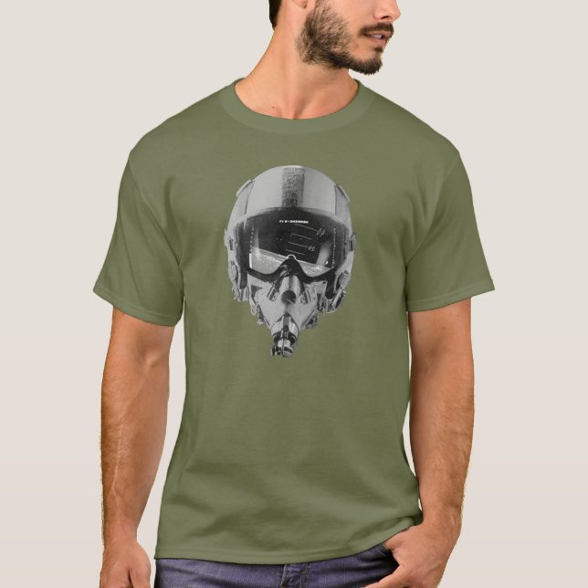 Fighter Pilot Helmet T-Shirt (Front)