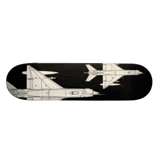 Fighter plane skateboard deck