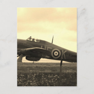 Fighter Scrambled For Take Off Postcard