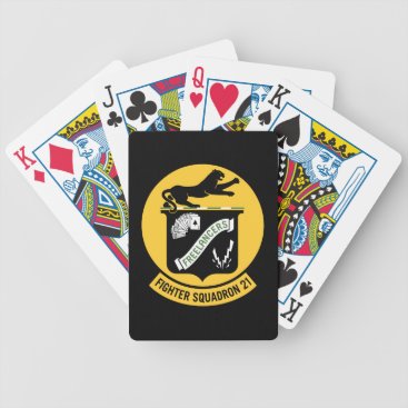Fighter Squadron Twenty One VF-21 Bicycle Playing Cards Fighter Squadron Twenty One VF-21 Bicycle Playing Cards