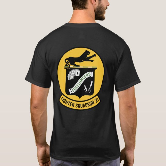 Fighter Squadron Twenty One VF-21 T-Shirt (Back)