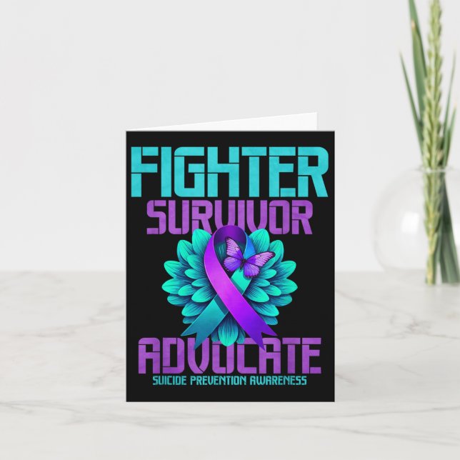 Fighter Survivor Advocate  Card (Front)