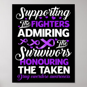Fighters Honouring Taken Drug Overdose Awareness 3 Poster