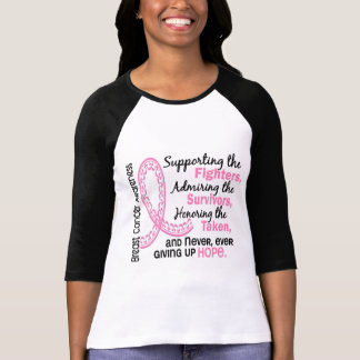 Fighters Survivors Taken 4 Breast Cancer T-Shirt