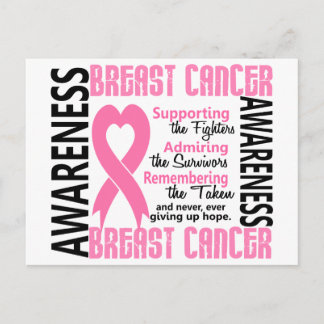 Fighters Survivors Taken 6 Breast Cancer Postcard