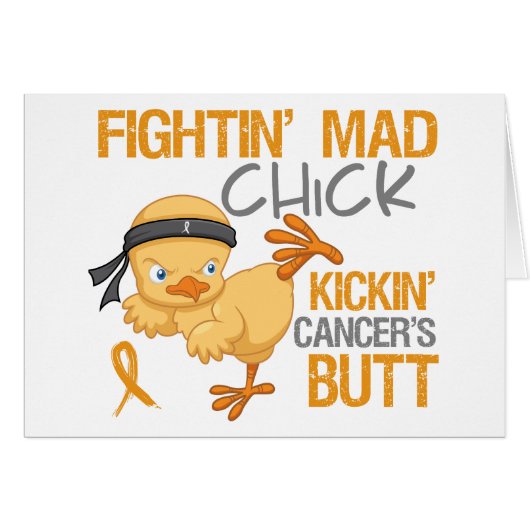 Fightin Chick Appendix Cancer Cards (Front Horizontal)