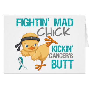 Fightin Chick Cervical Cancer Cards