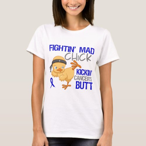 Fightin Chick Colon Cancer T_Shirt