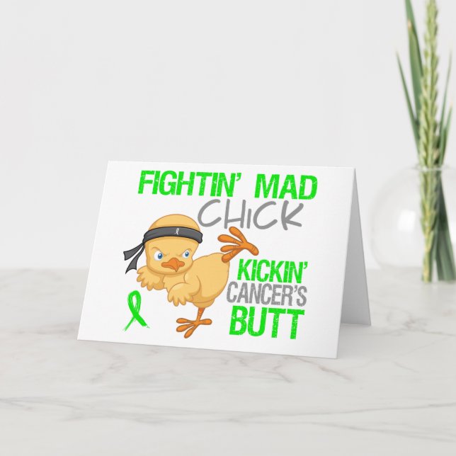 Fightin Chick General Lymphoma Card (Front)
