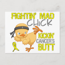 Fightin Chick Sarcoma Postcard