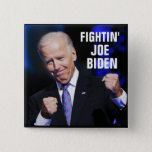 Fightin&#39; Joe Biden Pinback Button at Zazzle