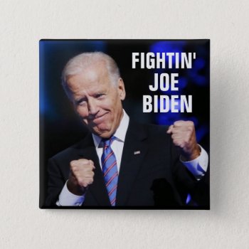 Fightin' Joe Biden Pinback Button by hueylong at Zazzle