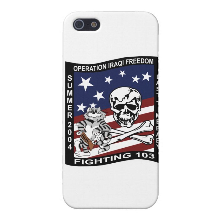 Fighting 103 Jolly Rogers Operstion Iraq Freedom i iPhone 5 Cases