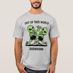 Fighting Aliens T-Shirt