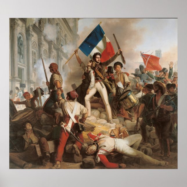 Fighting at the Hotel de Ville Poster (Front)