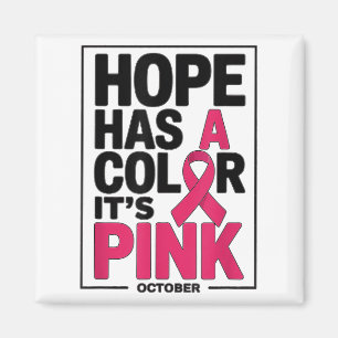 Fighting Breast Cancer Month For Girls Women. Brea Magnet