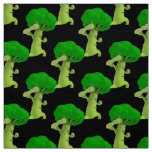 Fighting Broccoli Boxing Fabric