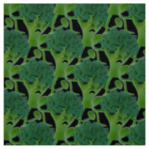 Fighting Broccoli Boxing Fabric