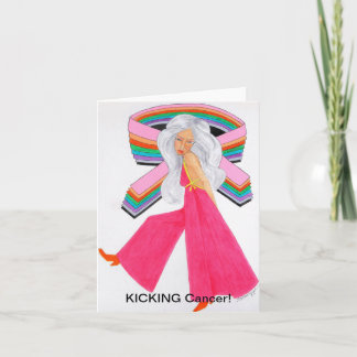 Fighting Cancer/Cancer Survivor original drawing Card