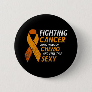 Fighting cancer leukemia blood cancer awareness button
