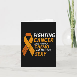 Fighting Cancer Leukemia Blood Cancer Awareness Card
