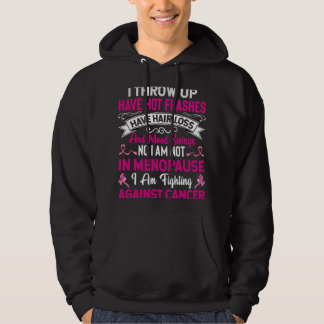 Fighting Cancer Pink Ribbon Breast Cancer Hoodie